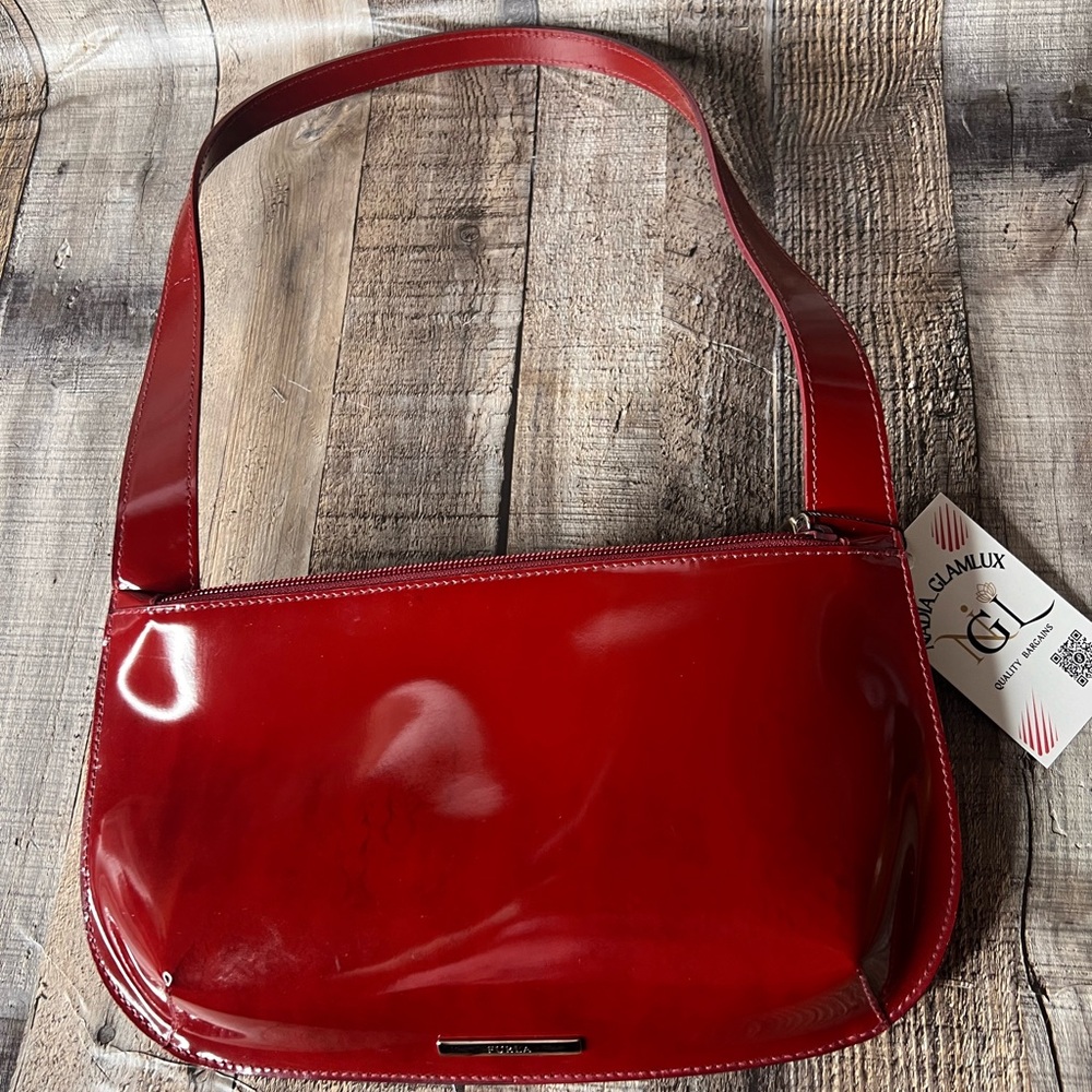 Furla  Red patent leather small Women's Bag - Picture 3 of 15
